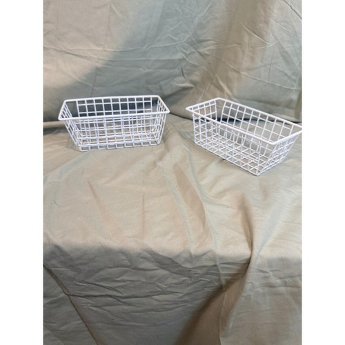 Set white wire storage - set, 2