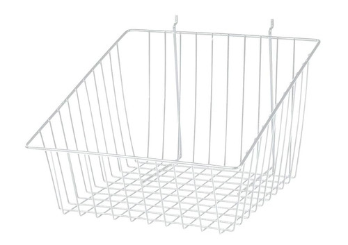 Lot wire slant baskets - of,